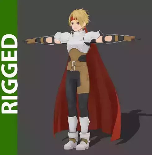 Cress 3D Rigged Model