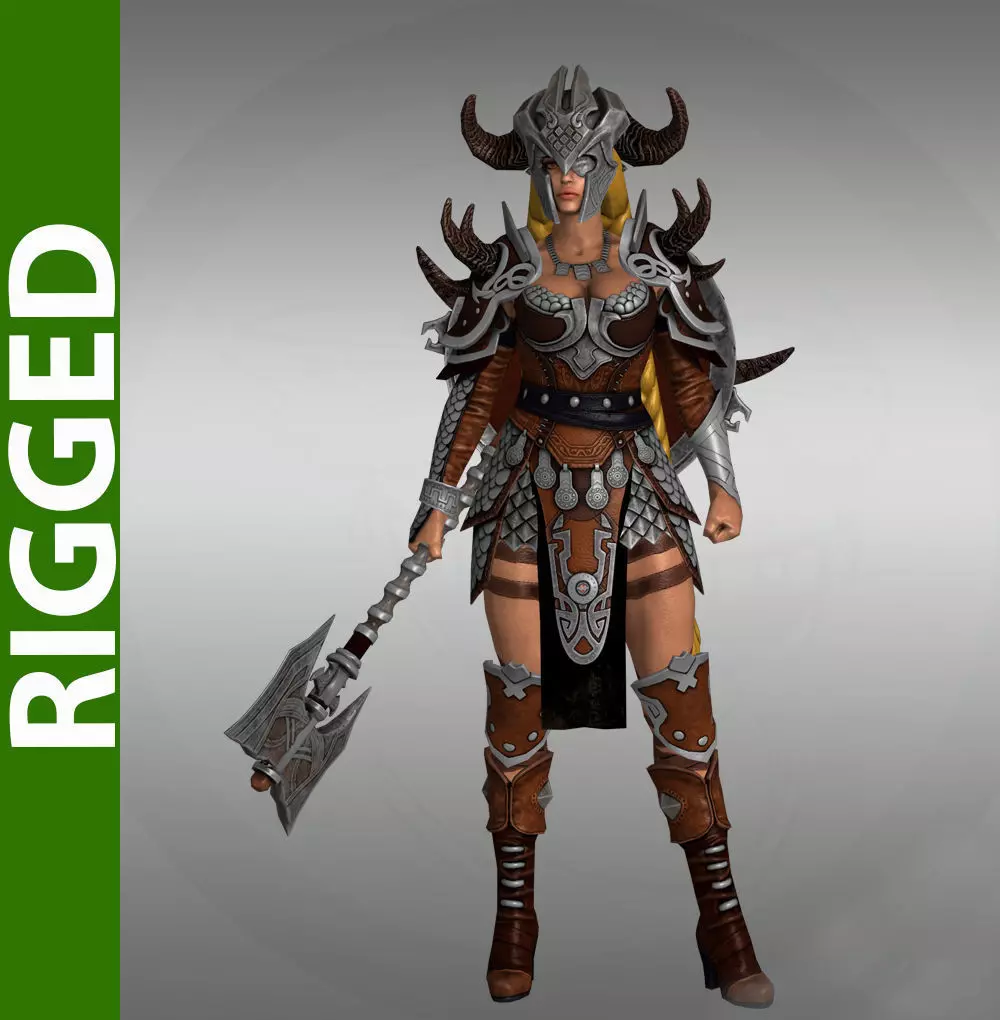 Kantra 3d Rigged Model 3D model_0