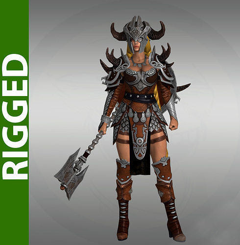 Kantra 3d Rigged Model 3D model