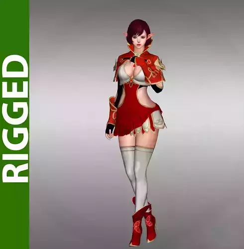 Eleonore 3D Rigged Model