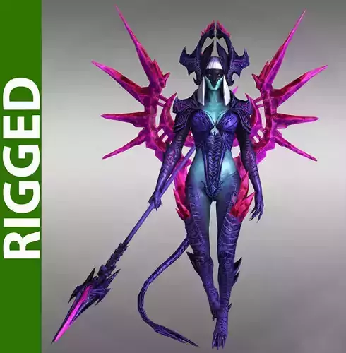 Duchess 3D Rigged Model