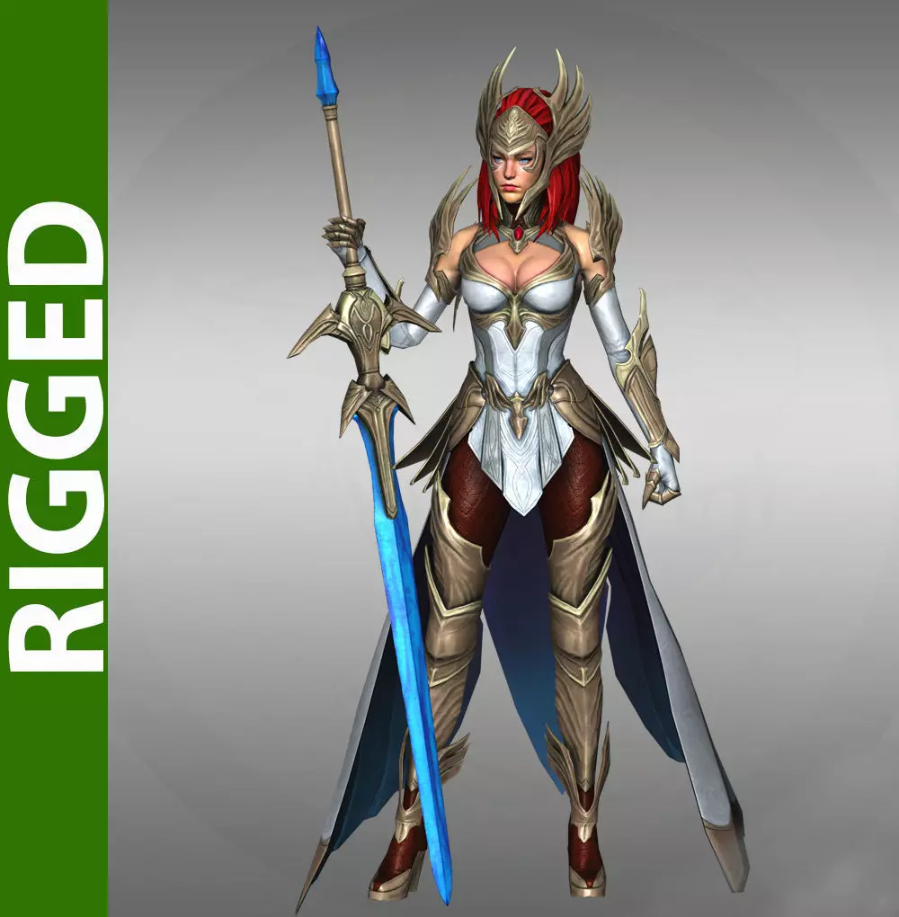 Arbiter Rigged 3d Model 3D model_0