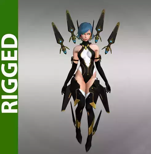 Anemone Rigged 3d Model