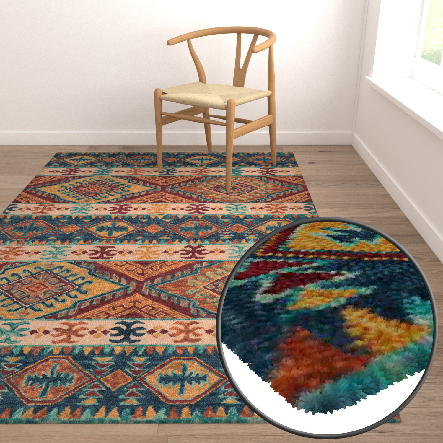Rug Set 2010 3D model_5