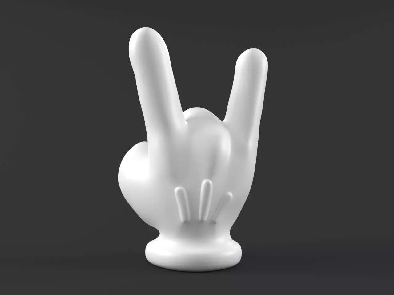 Hand Mickey ILY 3D print model