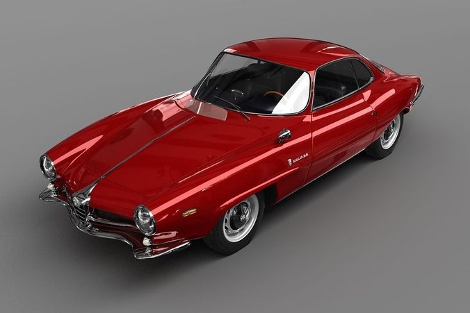 Alfa Romeo Giulia SS 1963 3D model