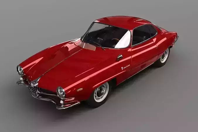 Alfa Romeo Giulia SS 1963 3D model