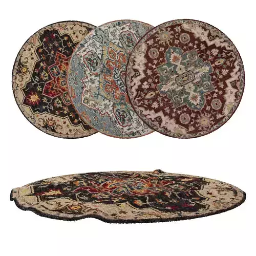 Round Rug Set 20