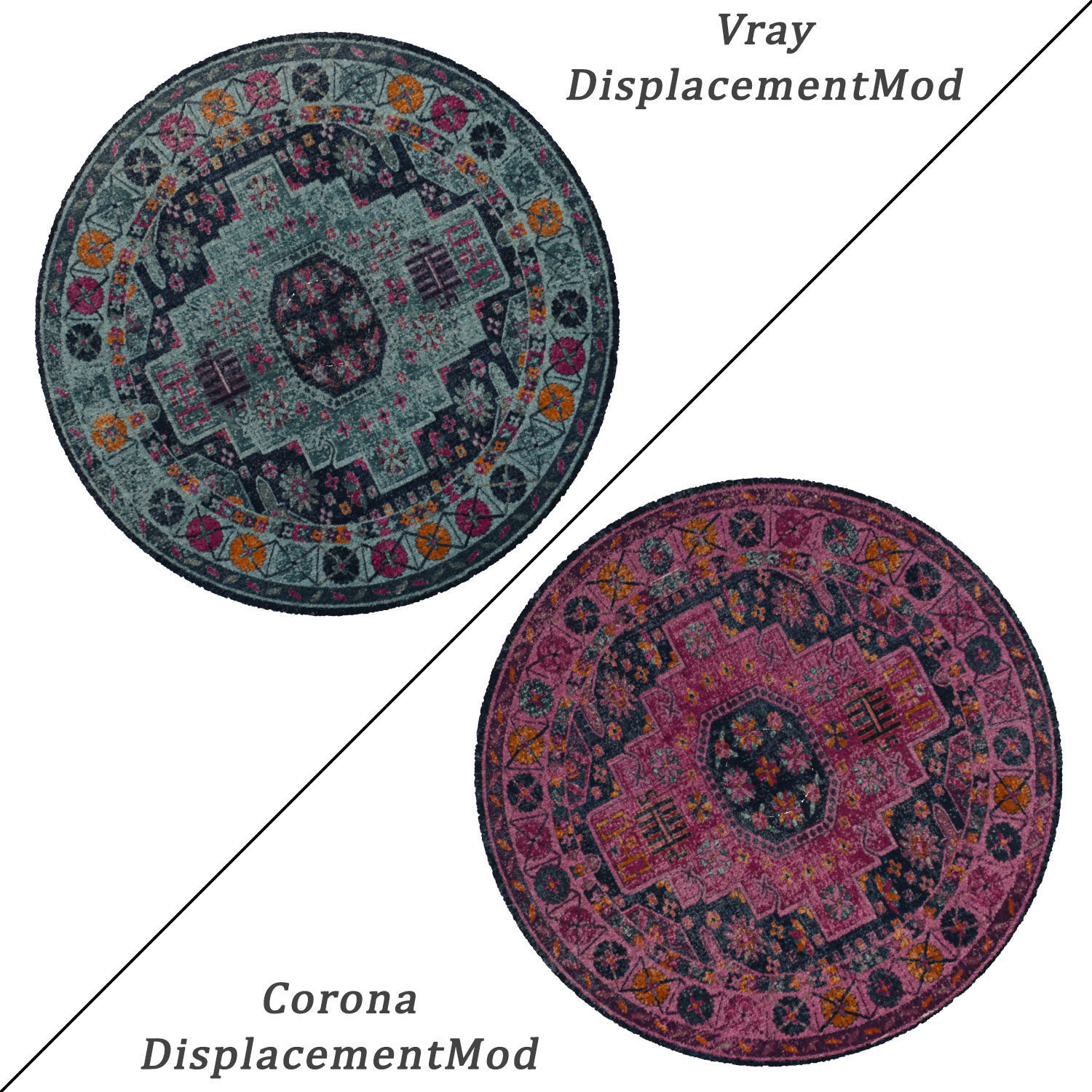 Round Rug Set 21 3D model_1