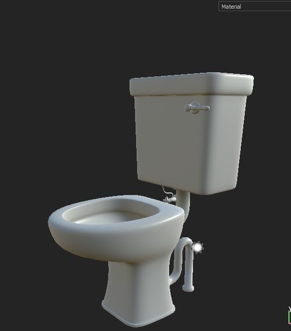 Toilet Free 3D model_2