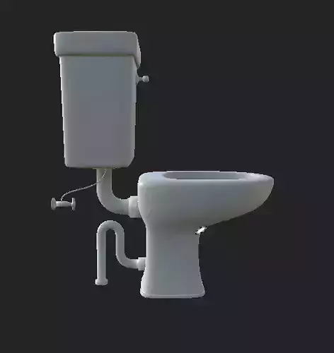Toilet Free 3D model