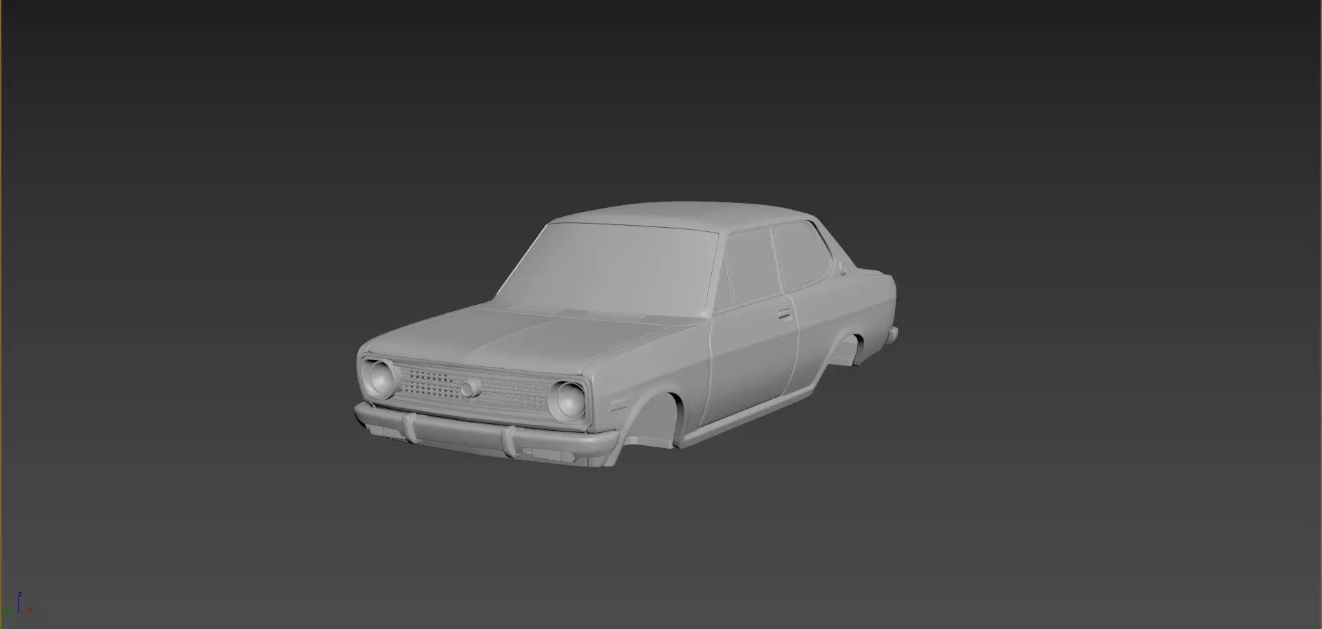 Datsun 1200 Deluxe Body For Print 3D print model_0
