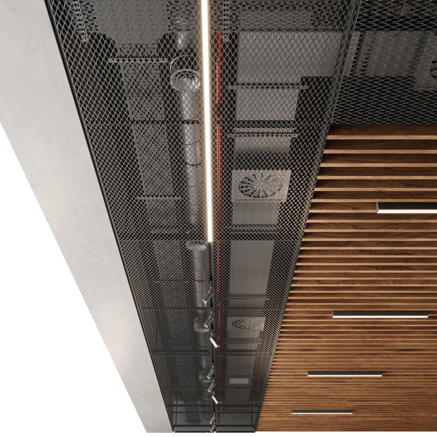 Ceiling SAS International 2 3D model_2