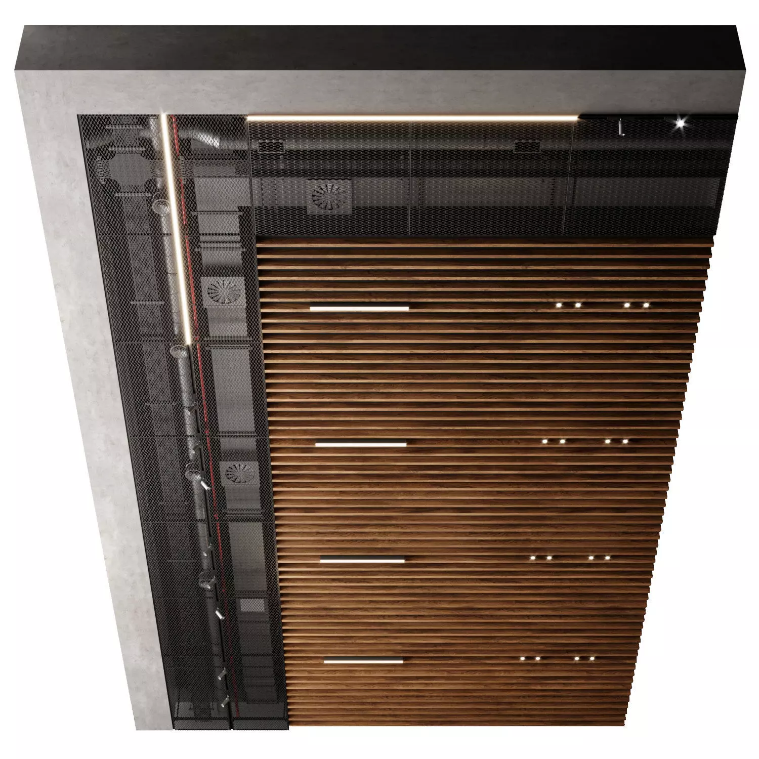 Ceiling SAS International 2 3D model_0