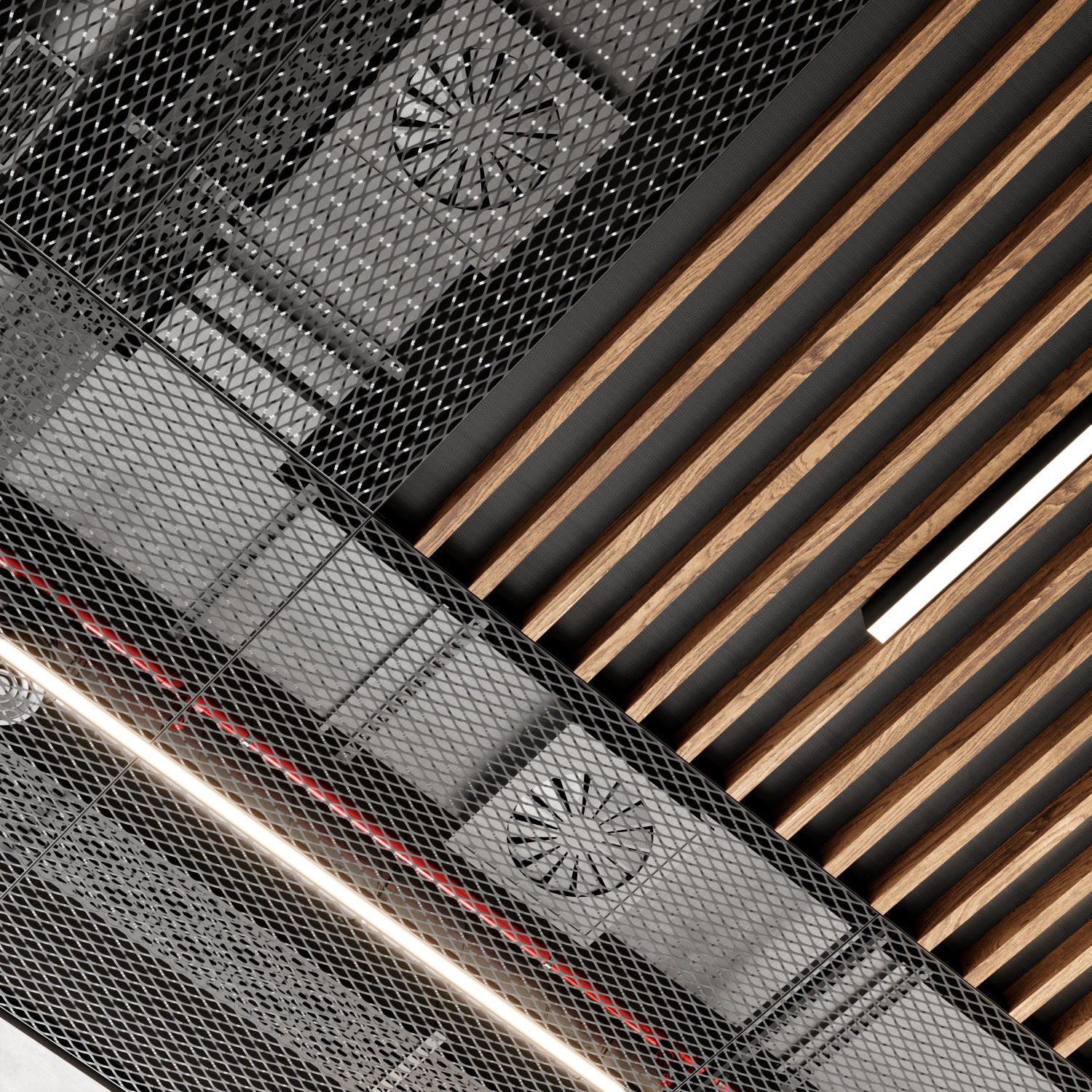 Ceiling SAS International 2 3D model_1