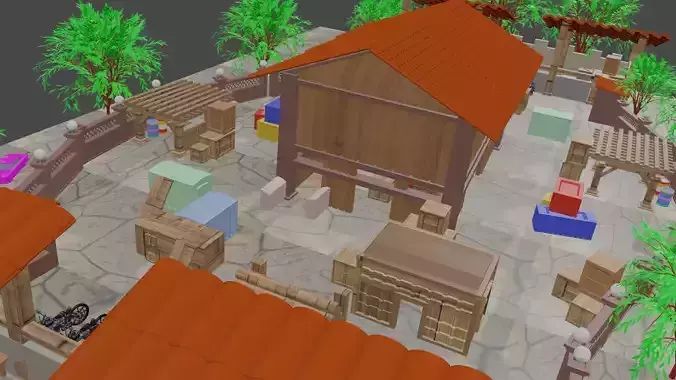 PUBG TDM Map 3D Model 3D model
