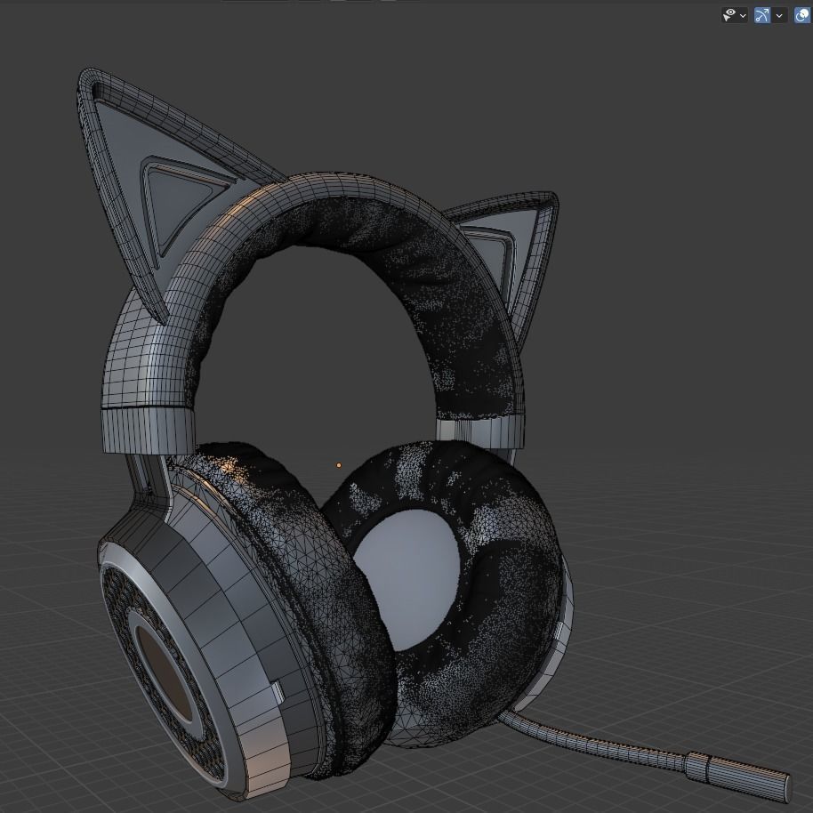 Razer Kraken Kitty Headphones 3D model_1