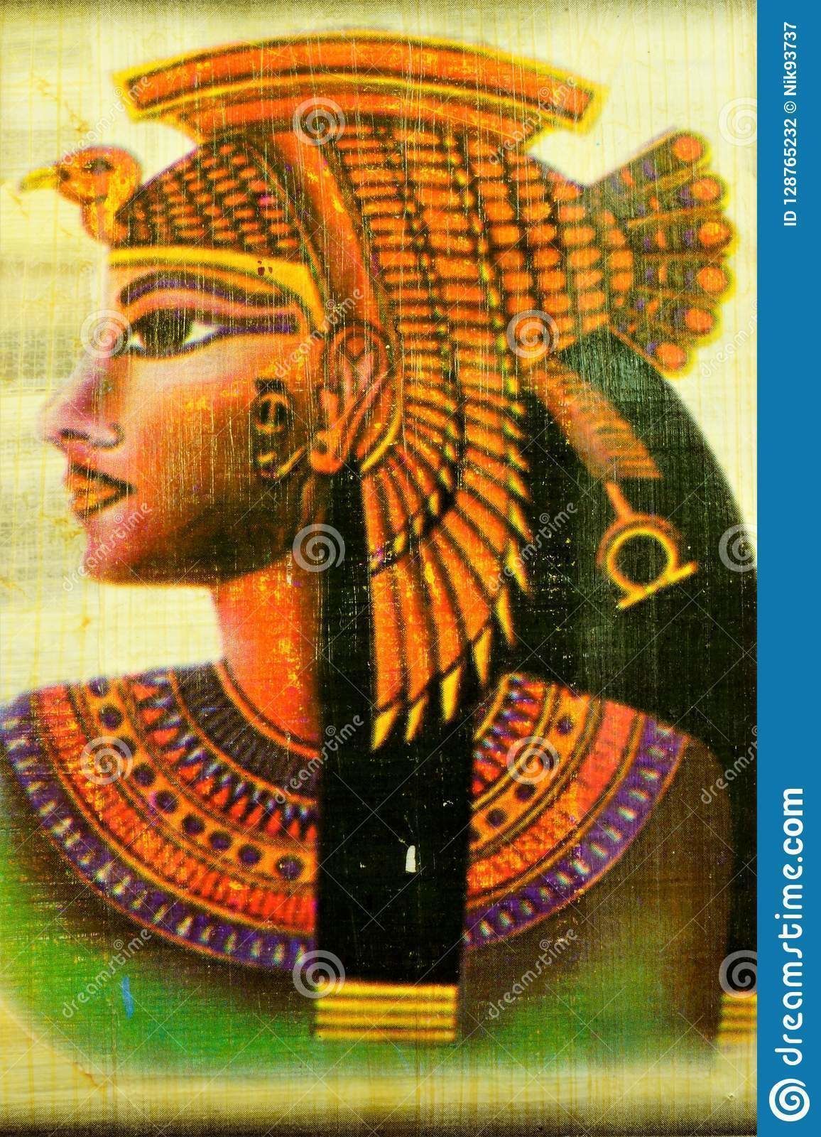 cleopatra eagle in gold 3D print model_12