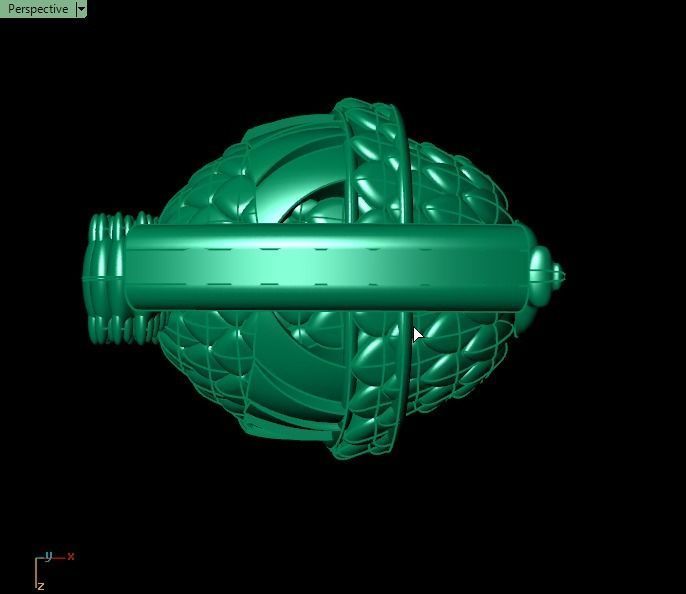 cleopatra eagle in gold 3D print model_10