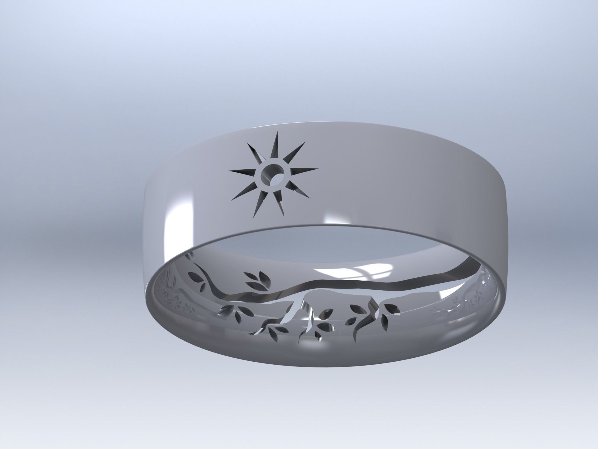 wedding ring 01 3D print model_62