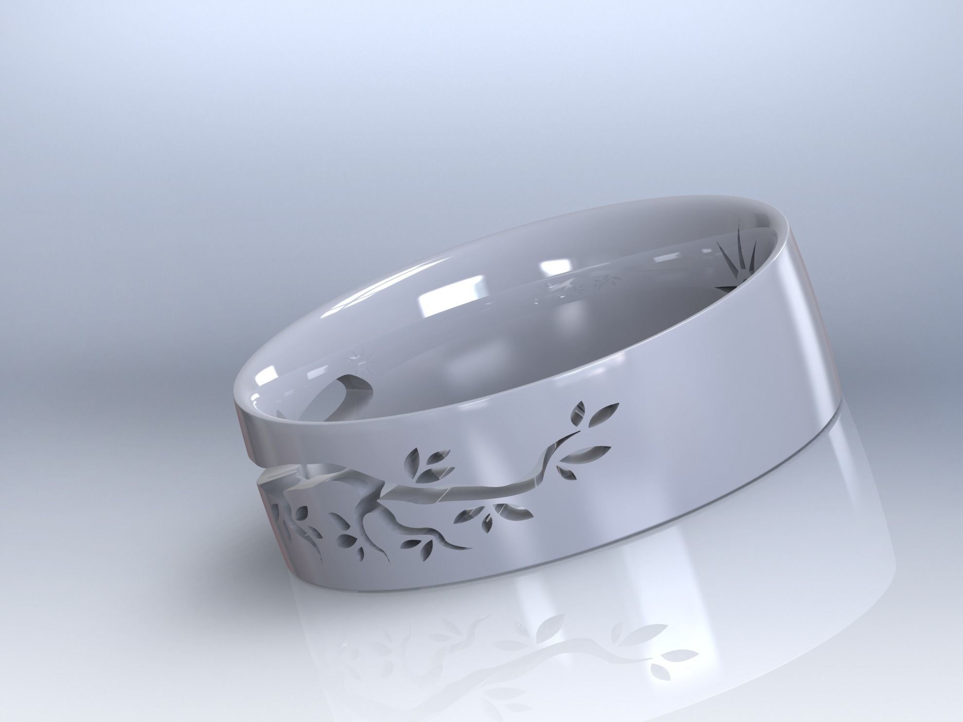 wedding ring 01 3D print model_9