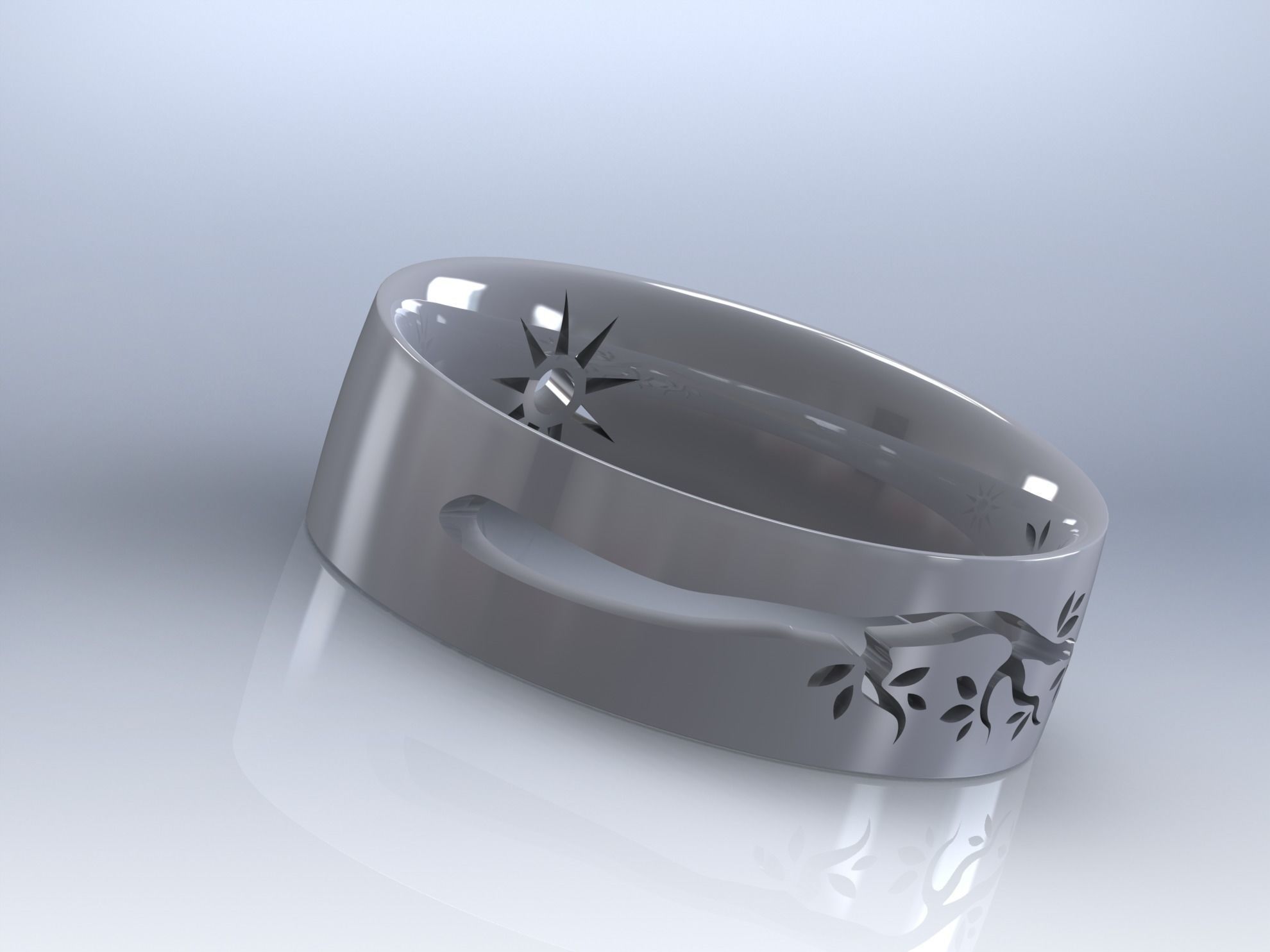 wedding ring 01 3D print model_125