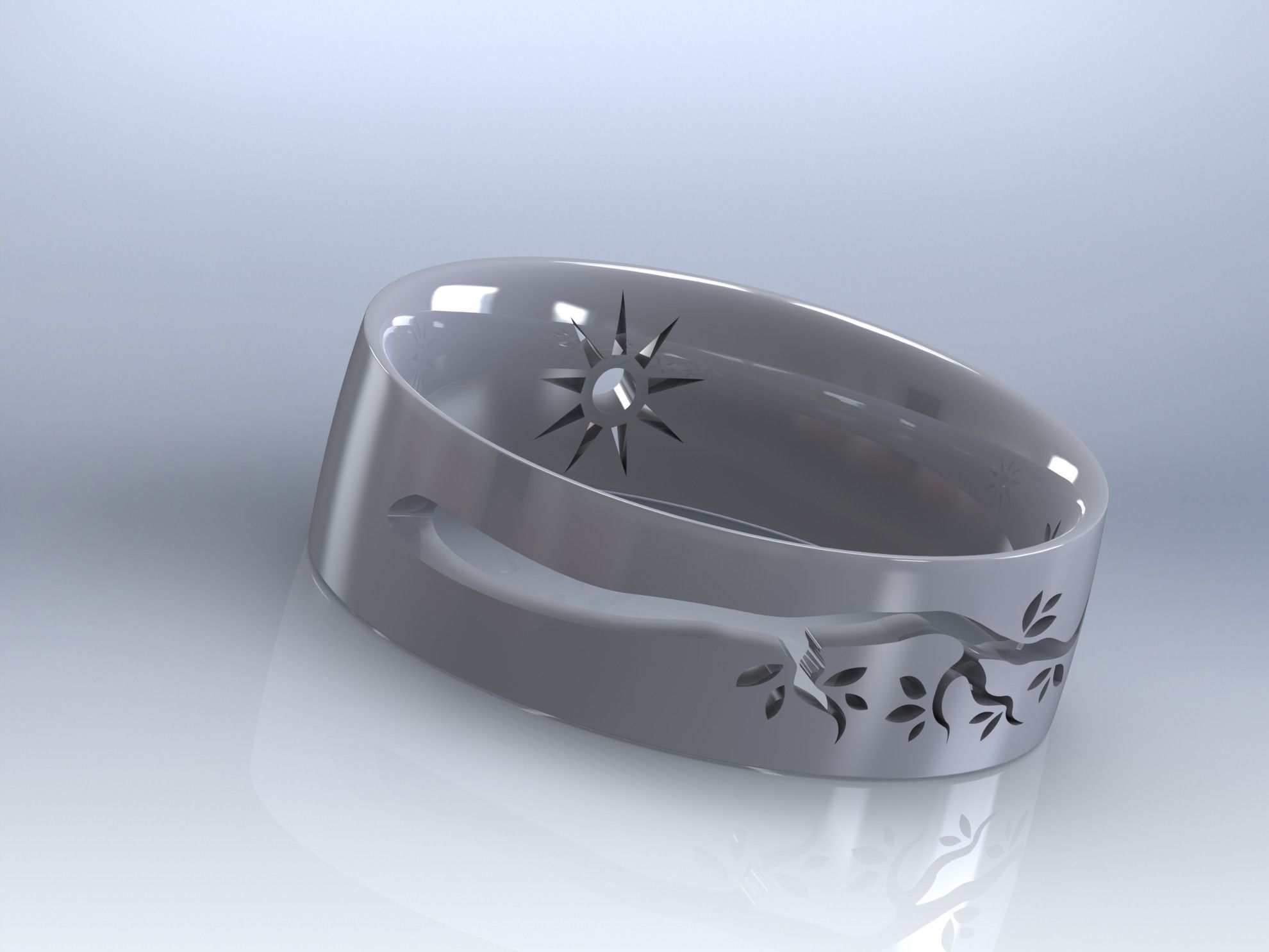 wedding ring 01 3D print model_129
