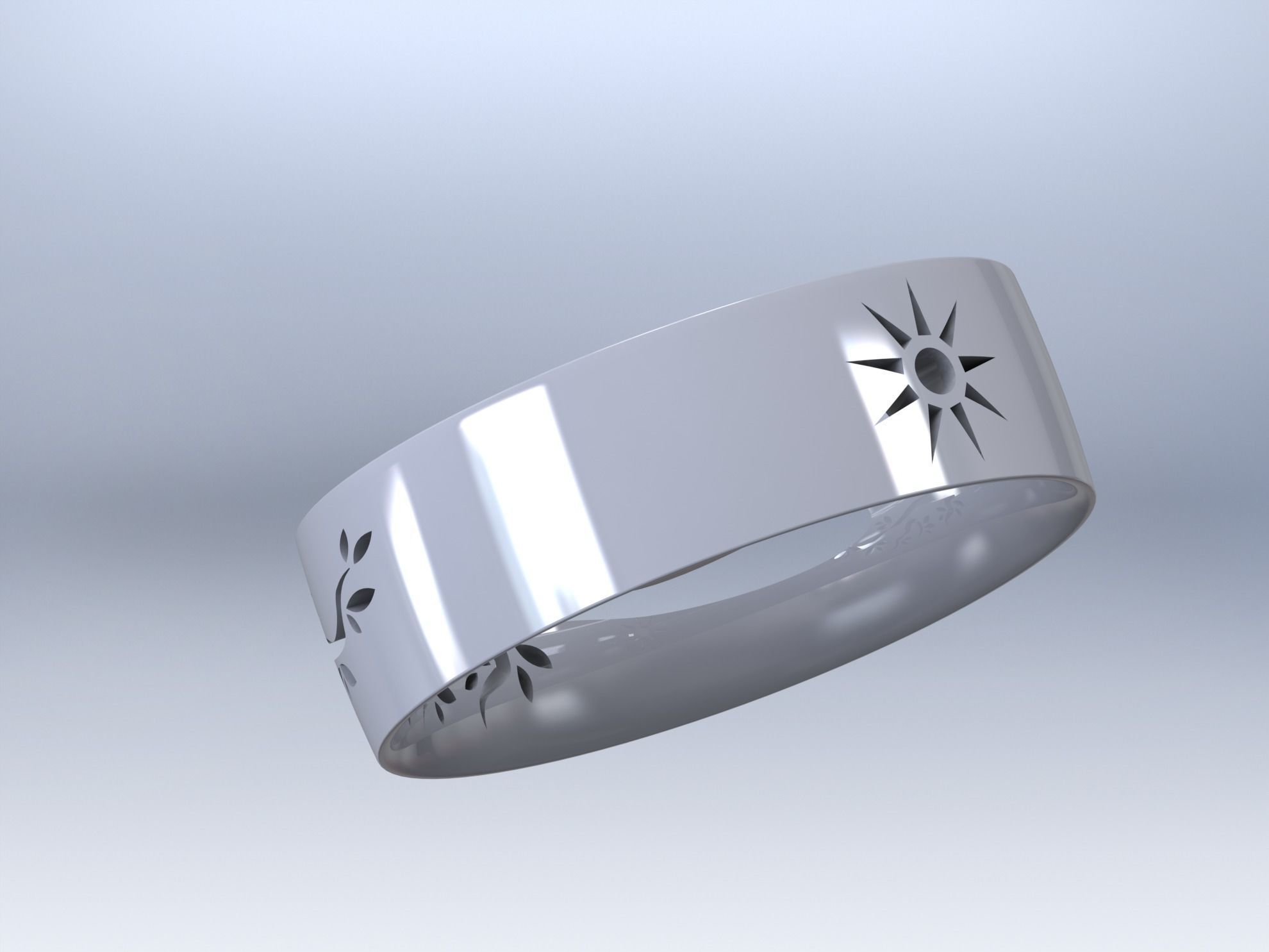wedding ring 01 3D print model_44
