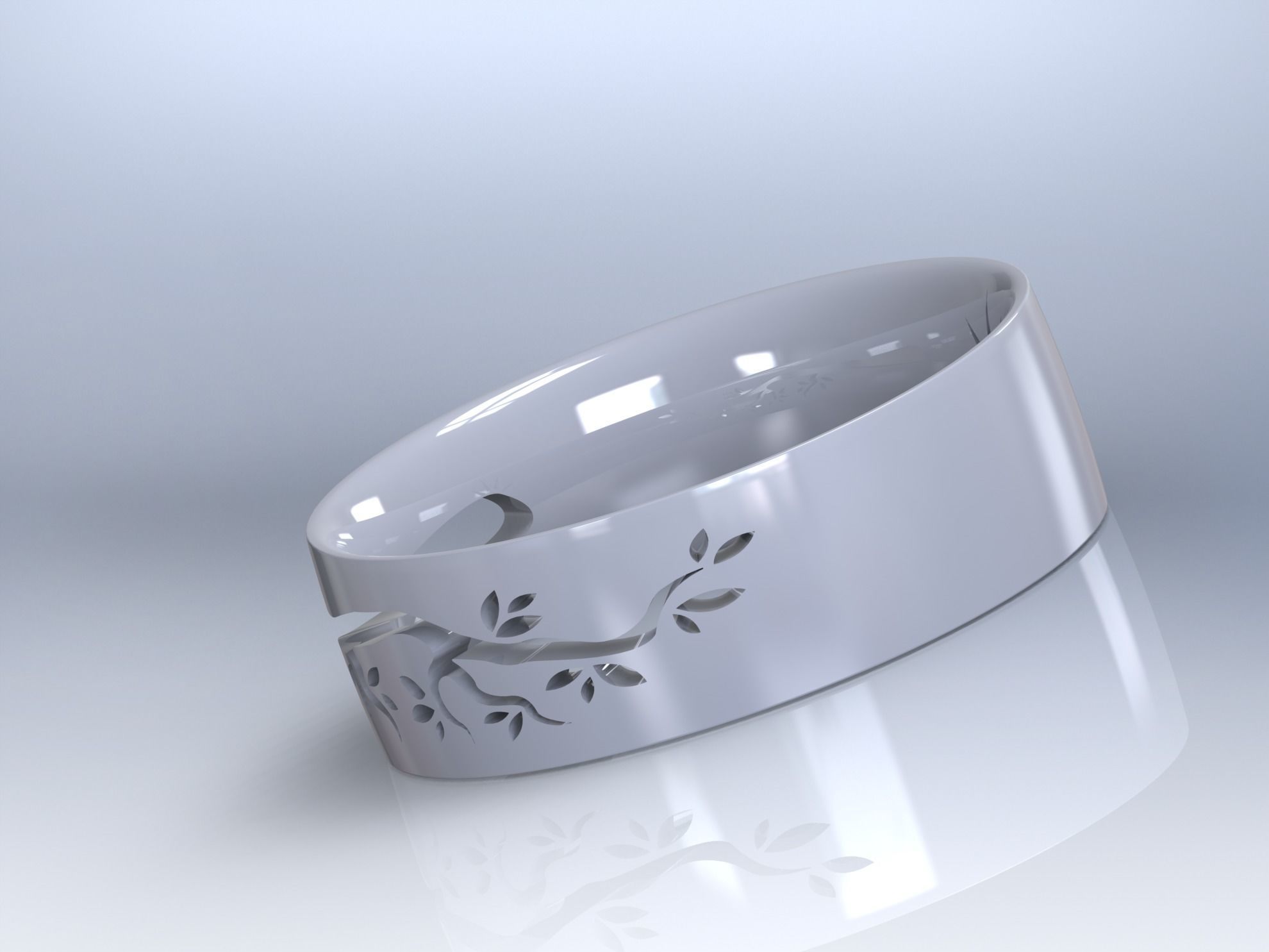 wedding ring 01 3D print model_5