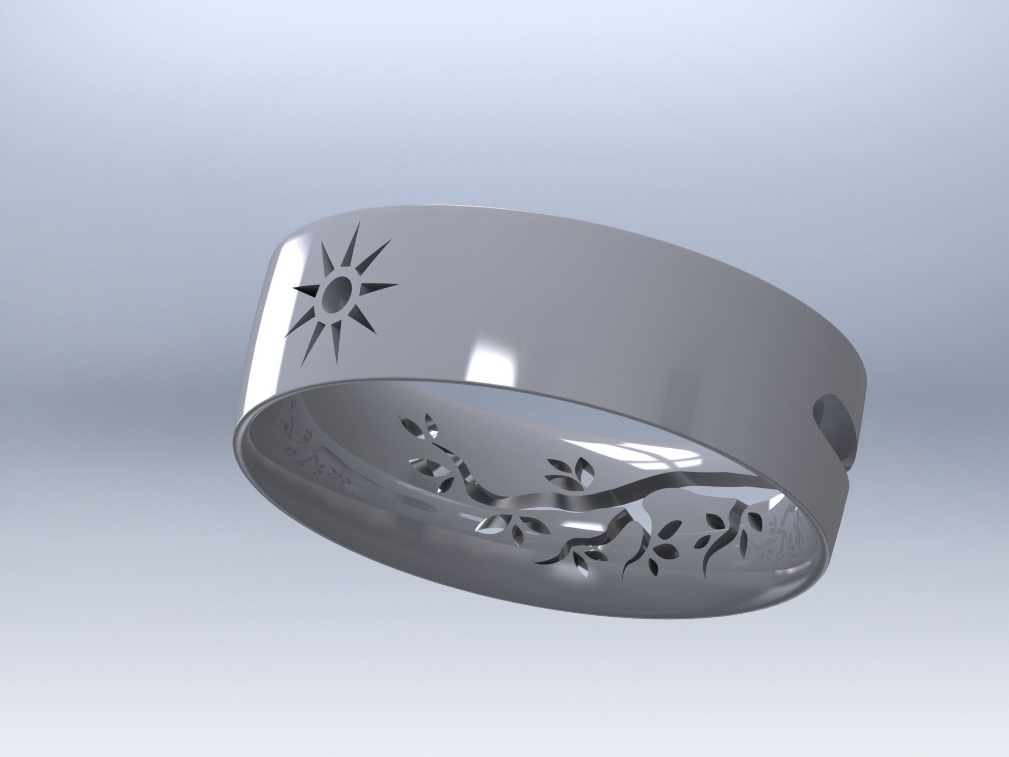 wedding ring 01 3D print model_75