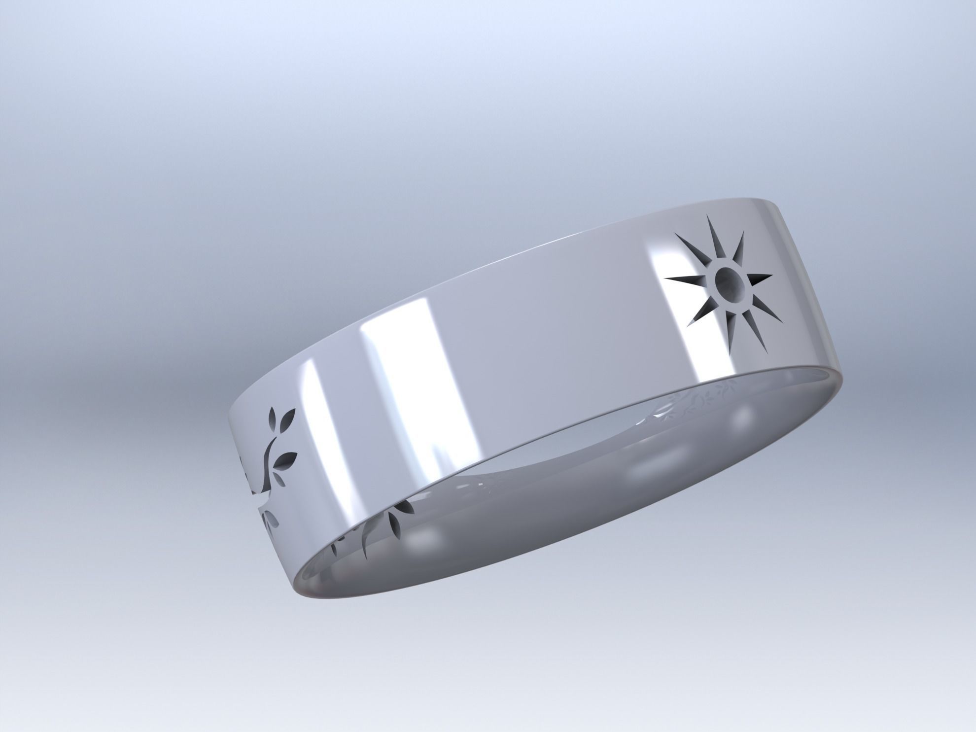 wedding ring 01 3D print model_42