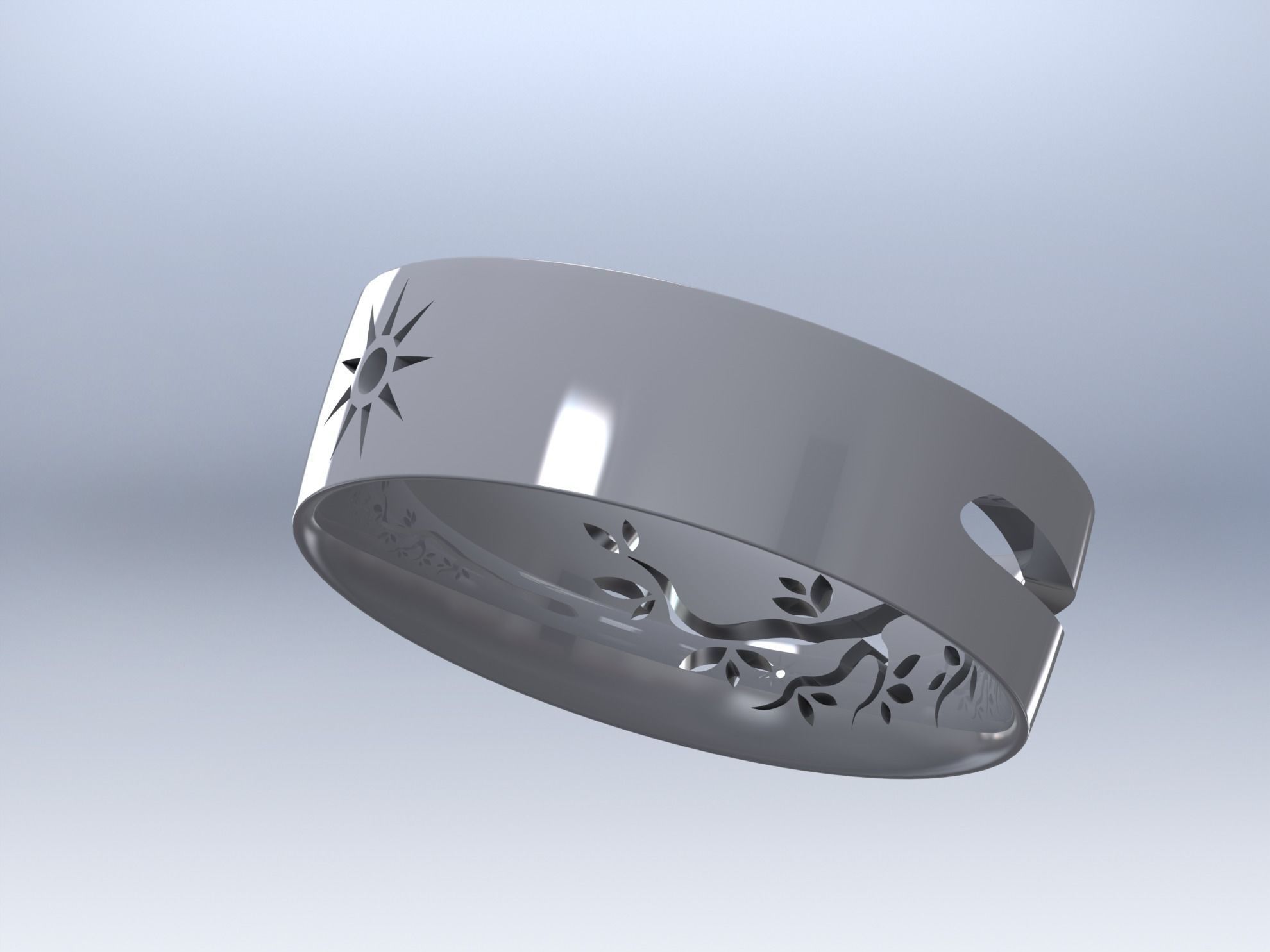 wedding ring 01 3D print model_82