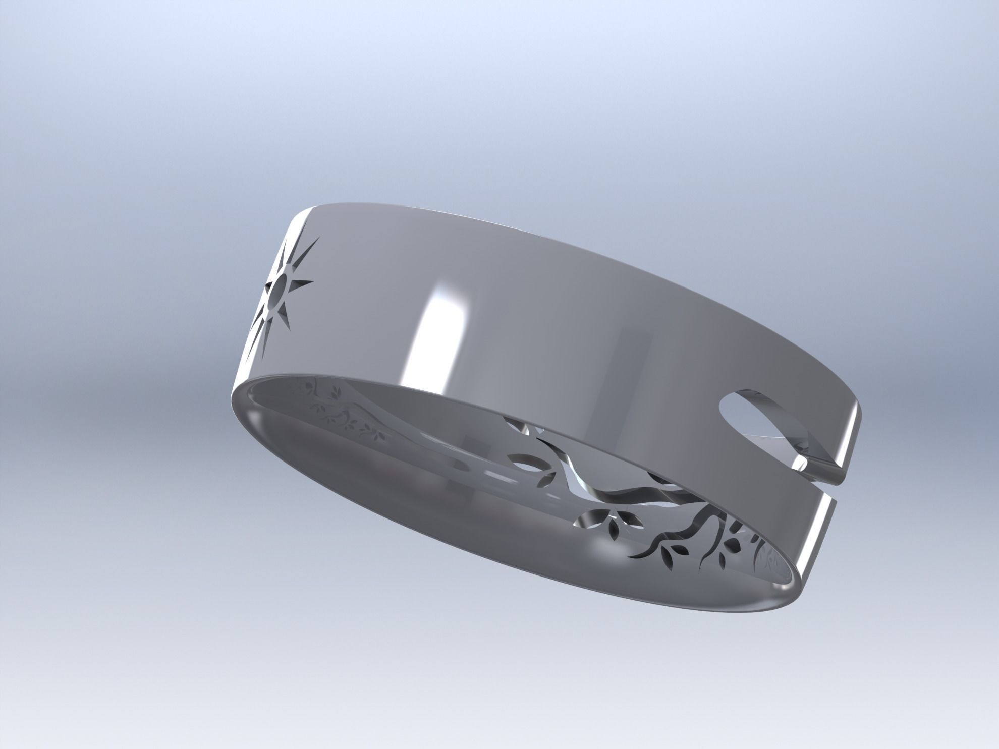 wedding ring 01 3D print model_81