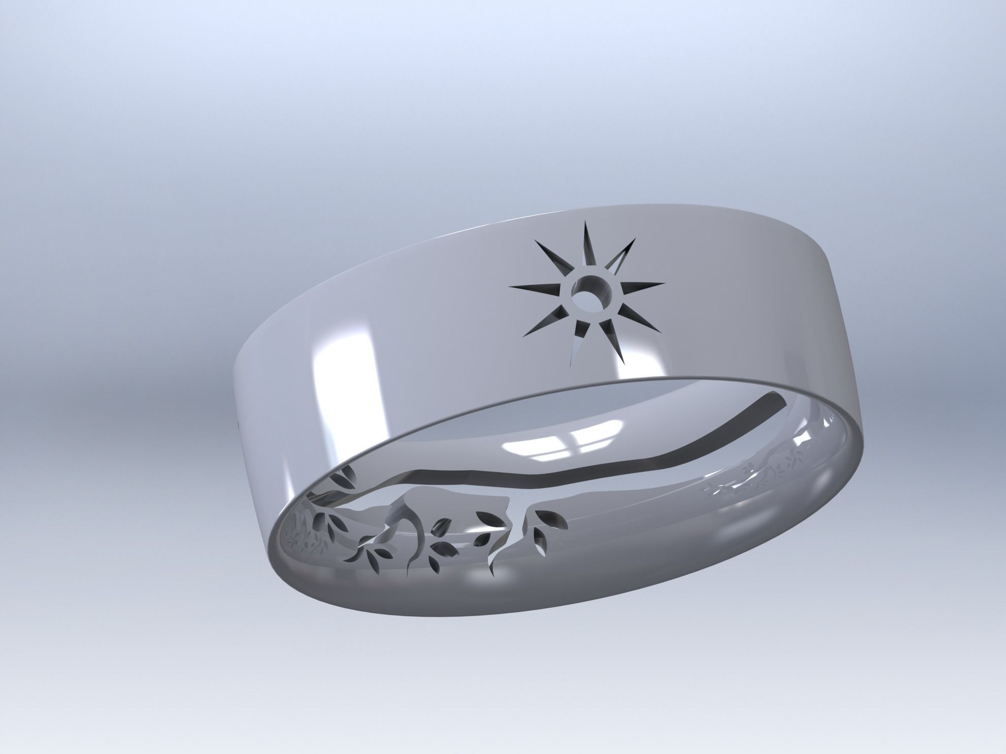 wedding ring 01 3D print model_52