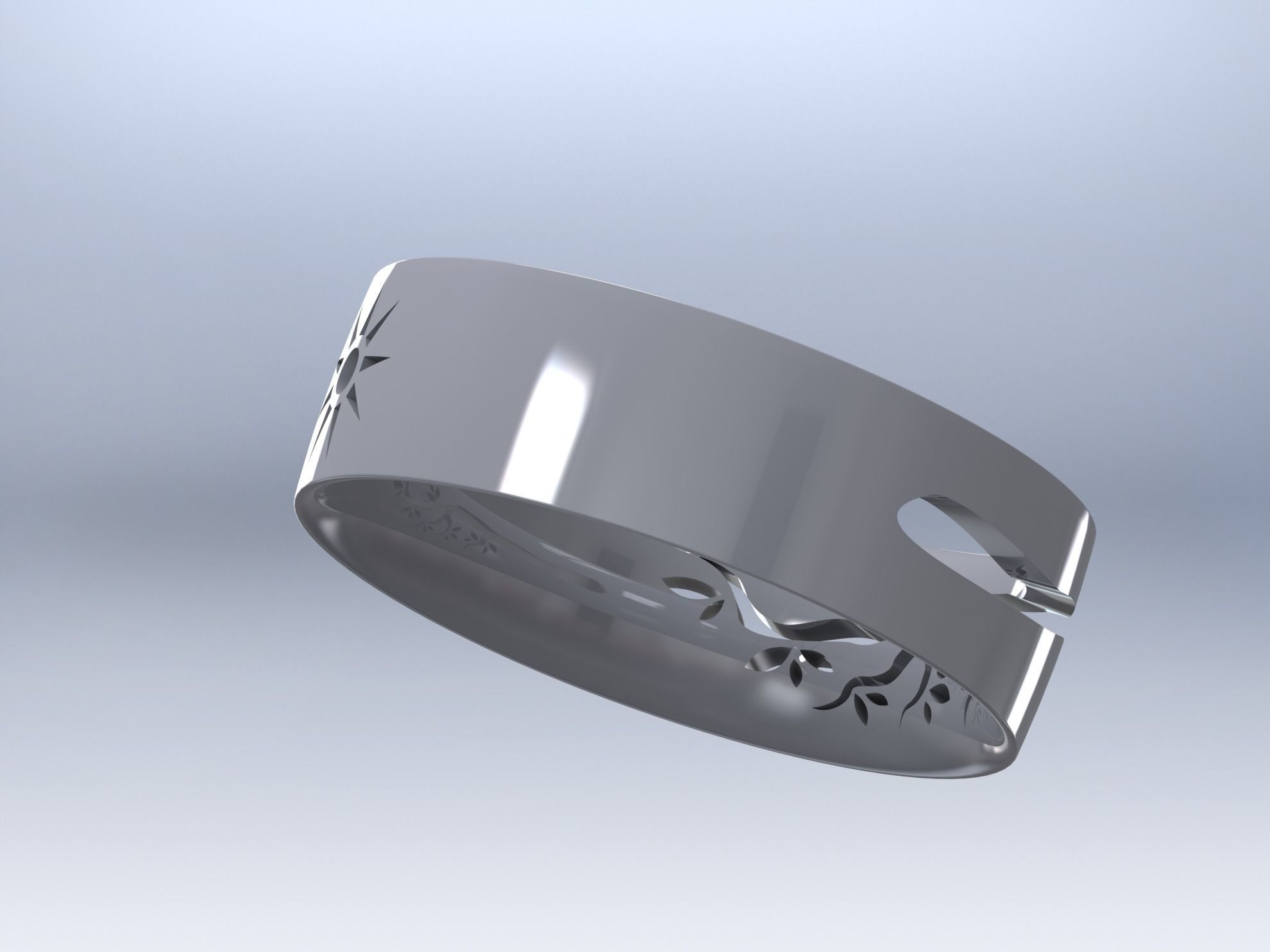 wedding ring 01 3D print model_83