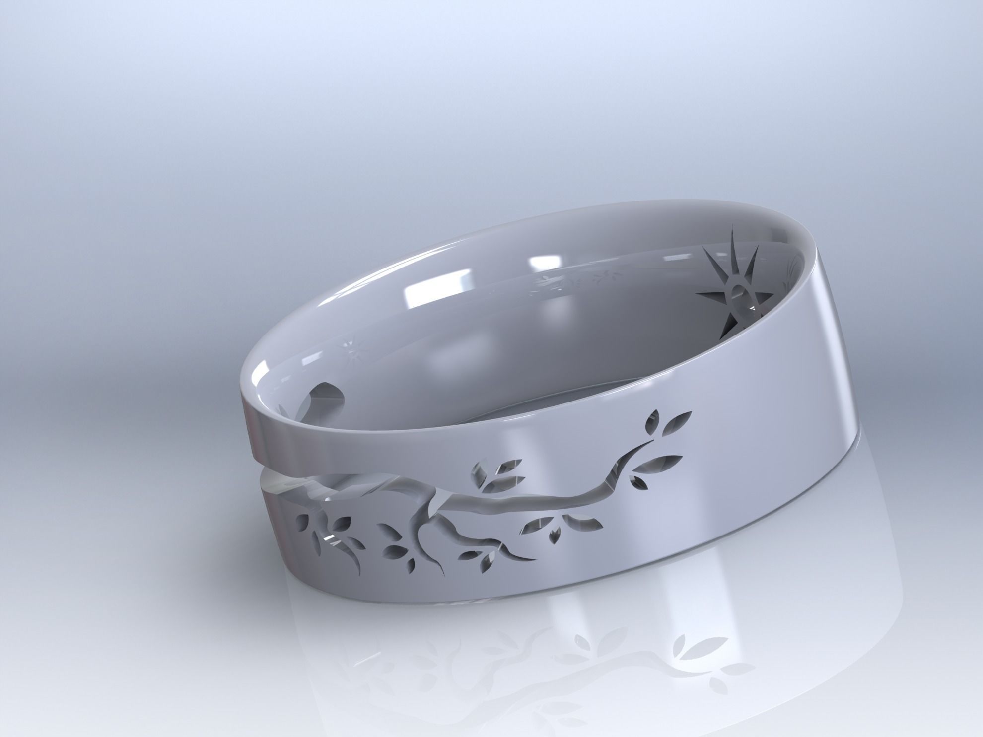 wedding ring 01 3D print model_97