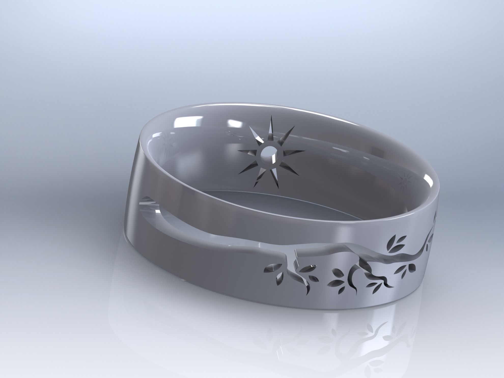 wedding ring 01 3D print model_134