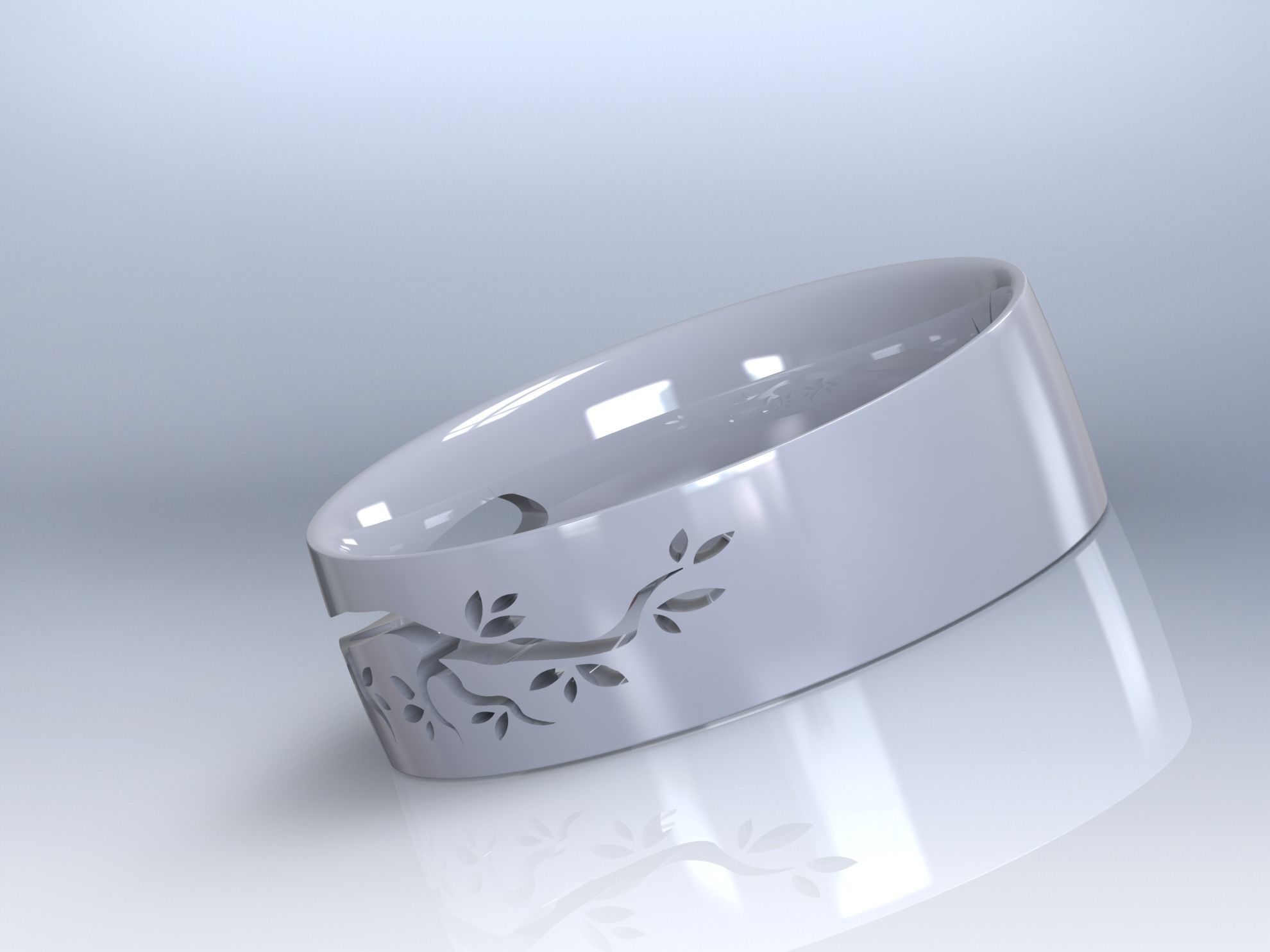 wedding ring 01 3D print model_6