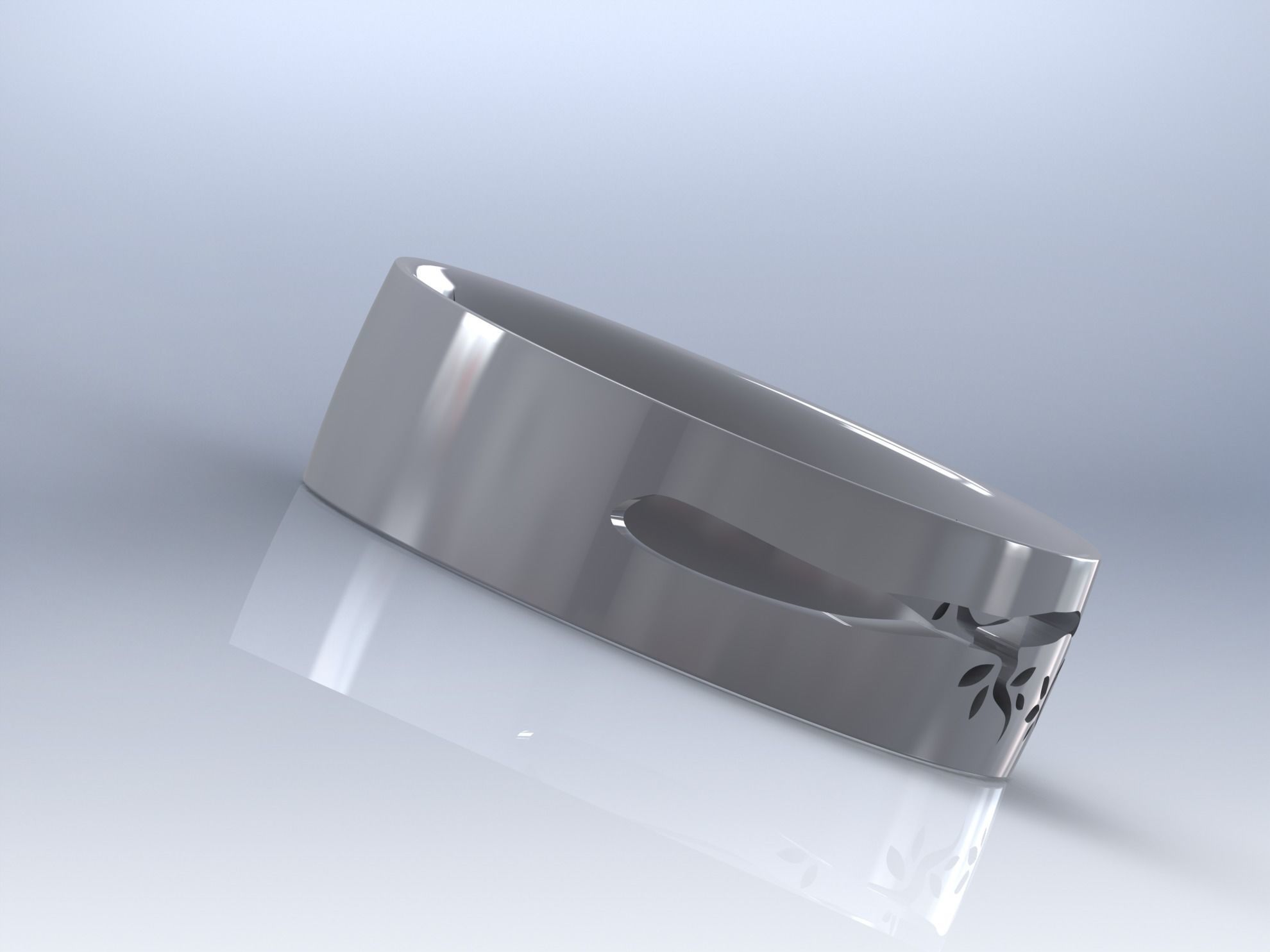 wedding ring 01 3D print model_120