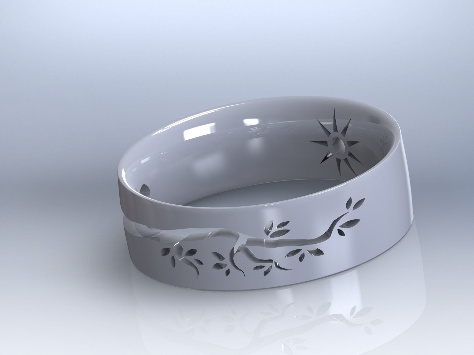 wedding ring 01 3D print model_87