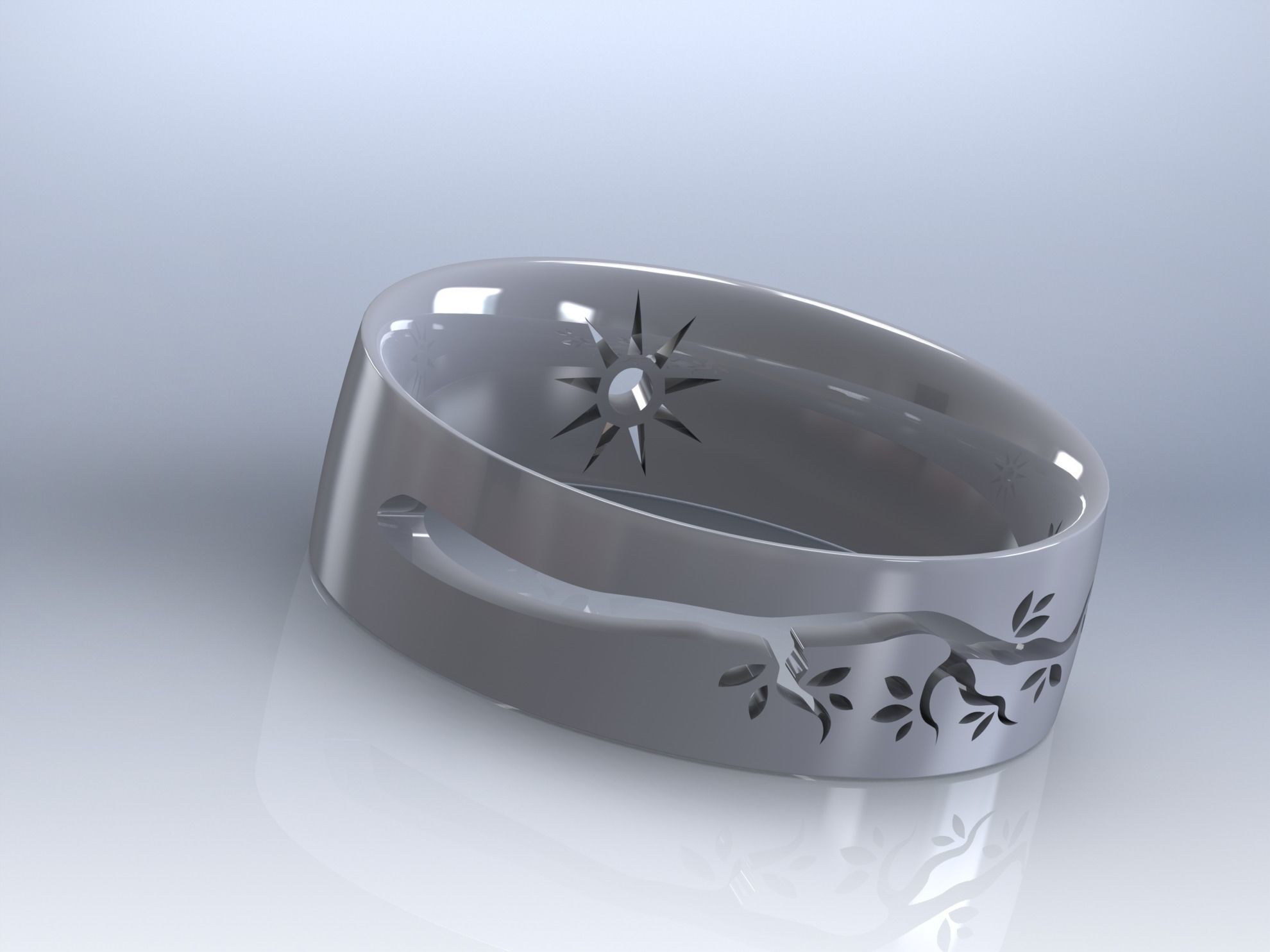 wedding ring 01 3D print model_131