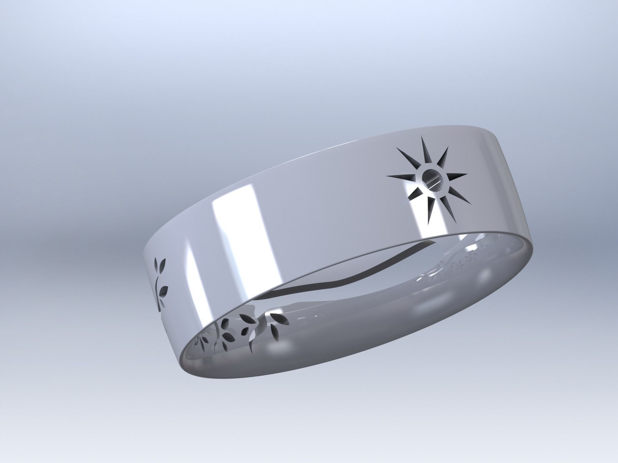 wedding ring 01 3D print model_46