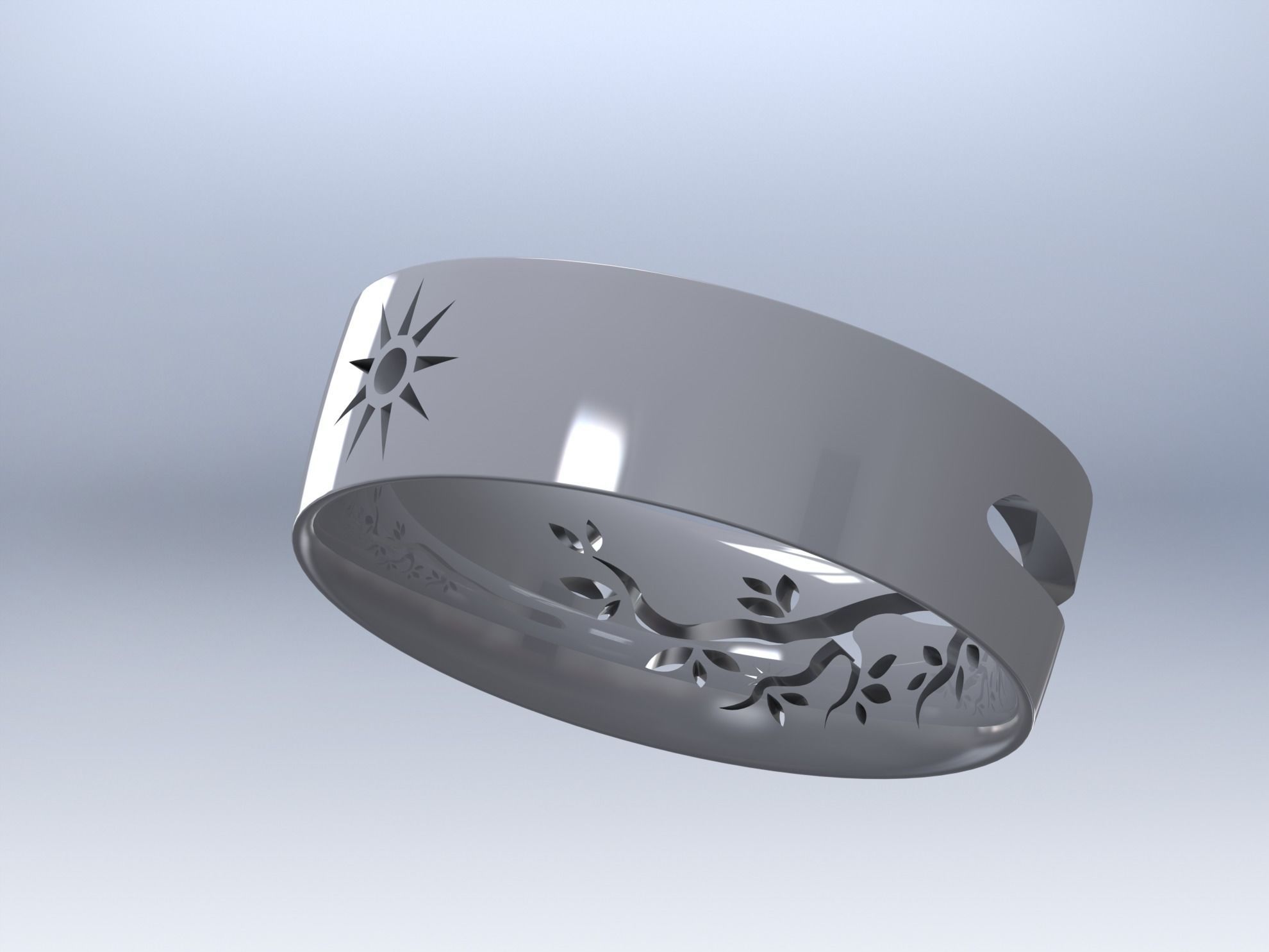 wedding ring 01 3D print model_76