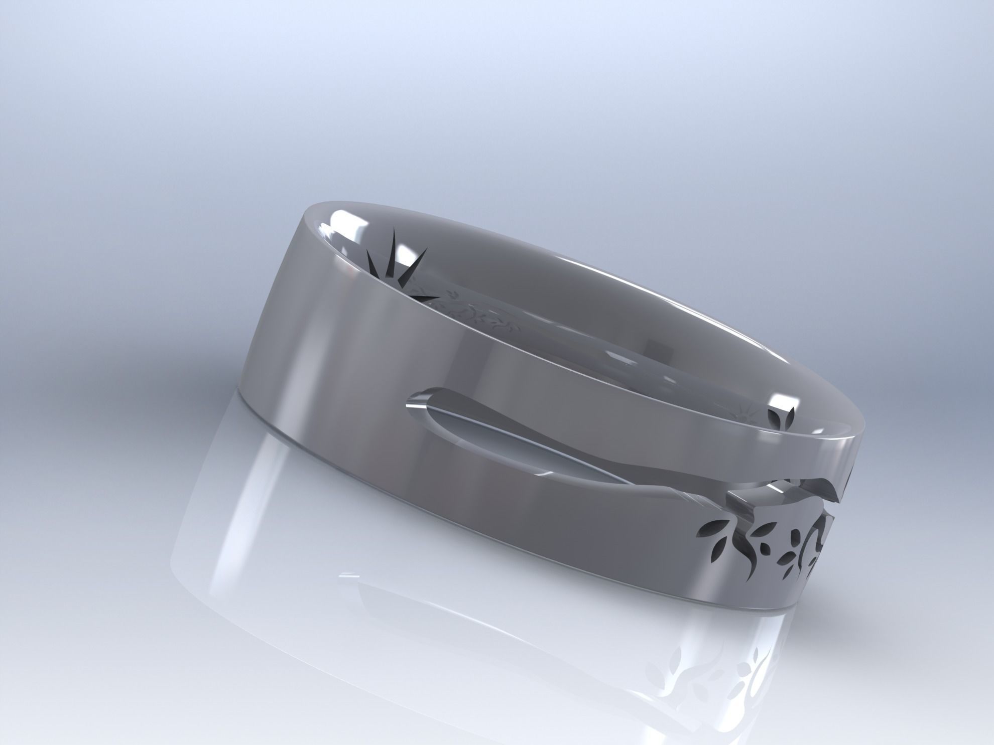 wedding ring 01 3D print model_122