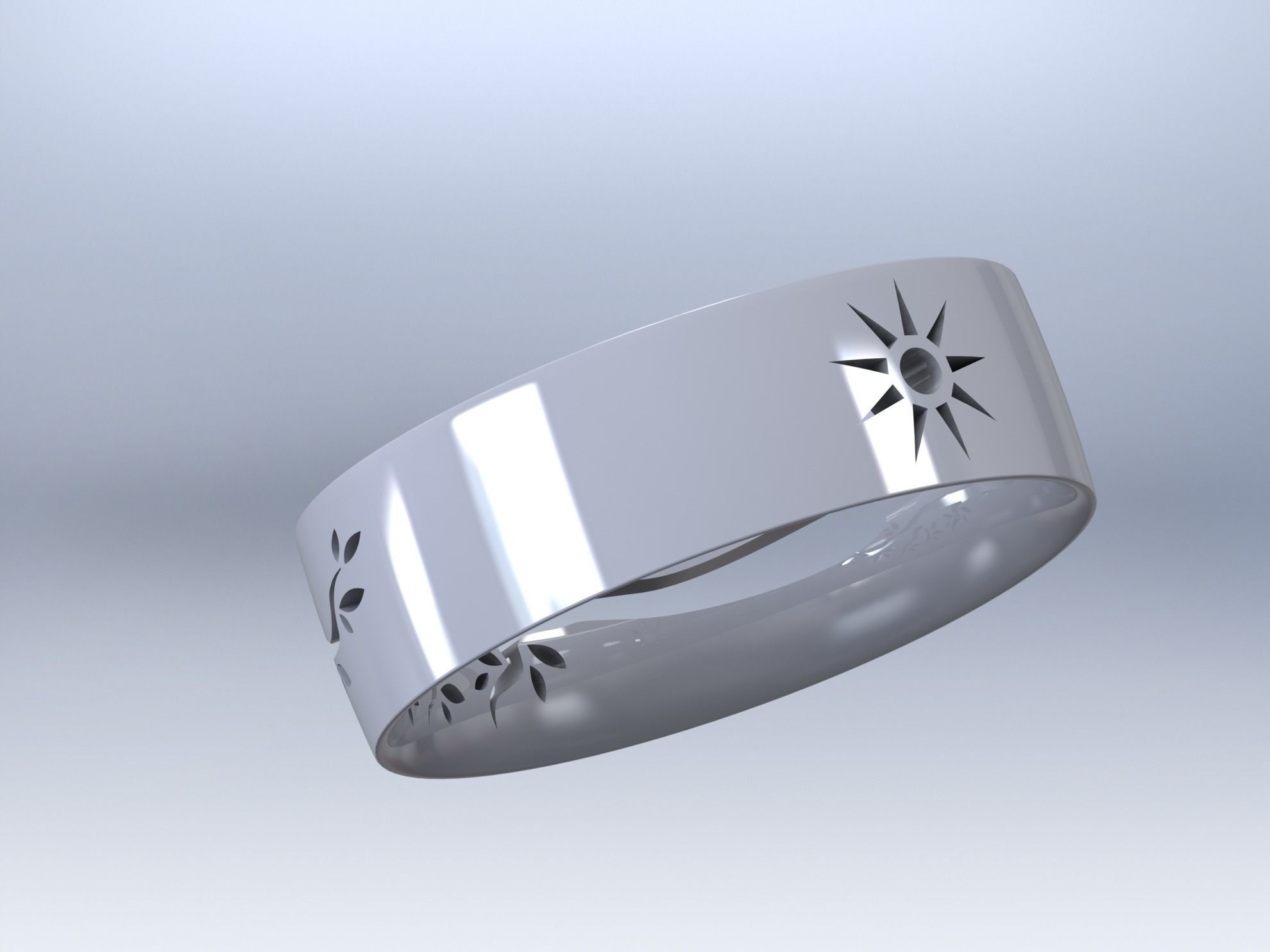 wedding ring 01 3D print model_45