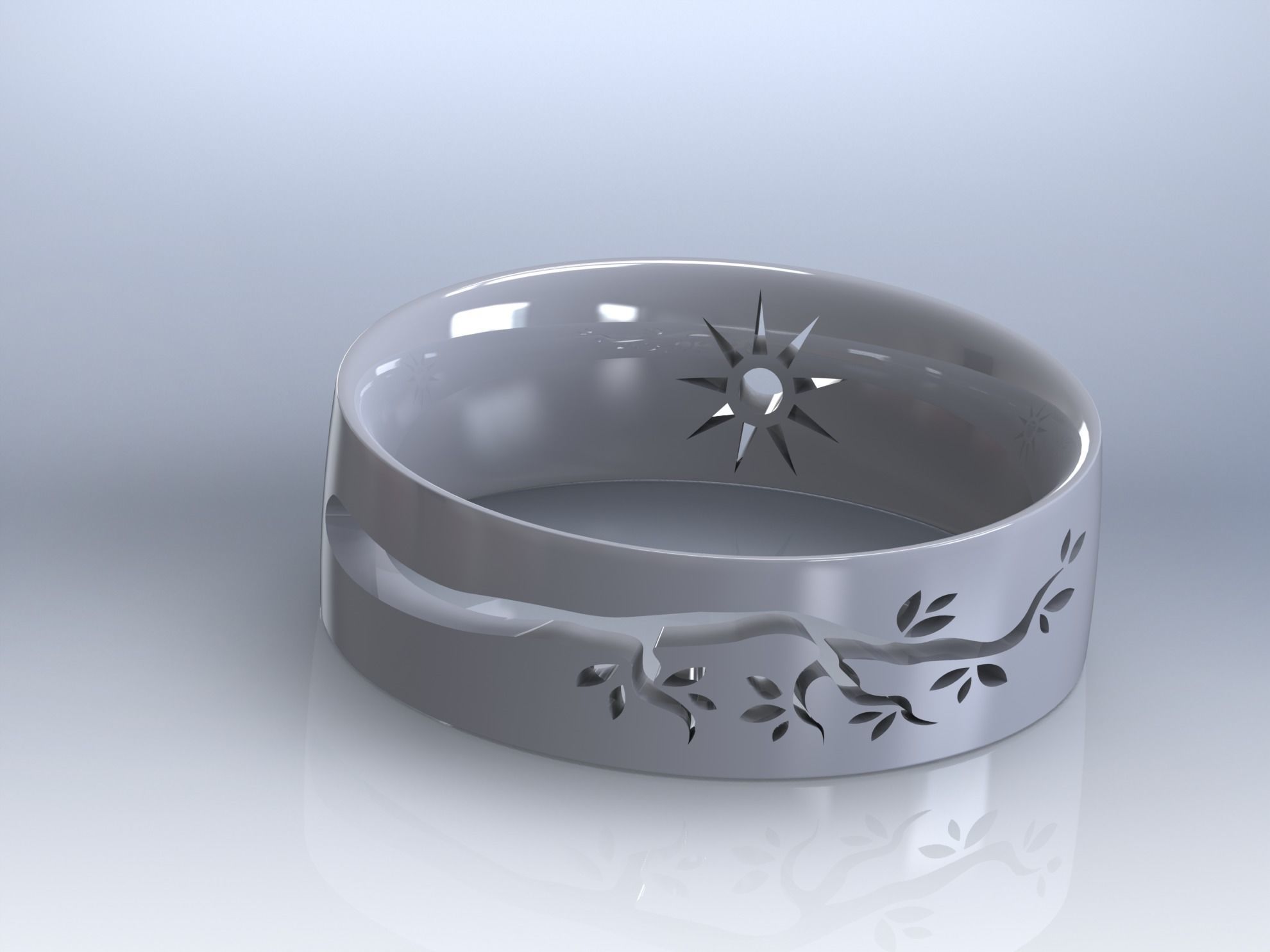 wedding ring 01 3D print model_137