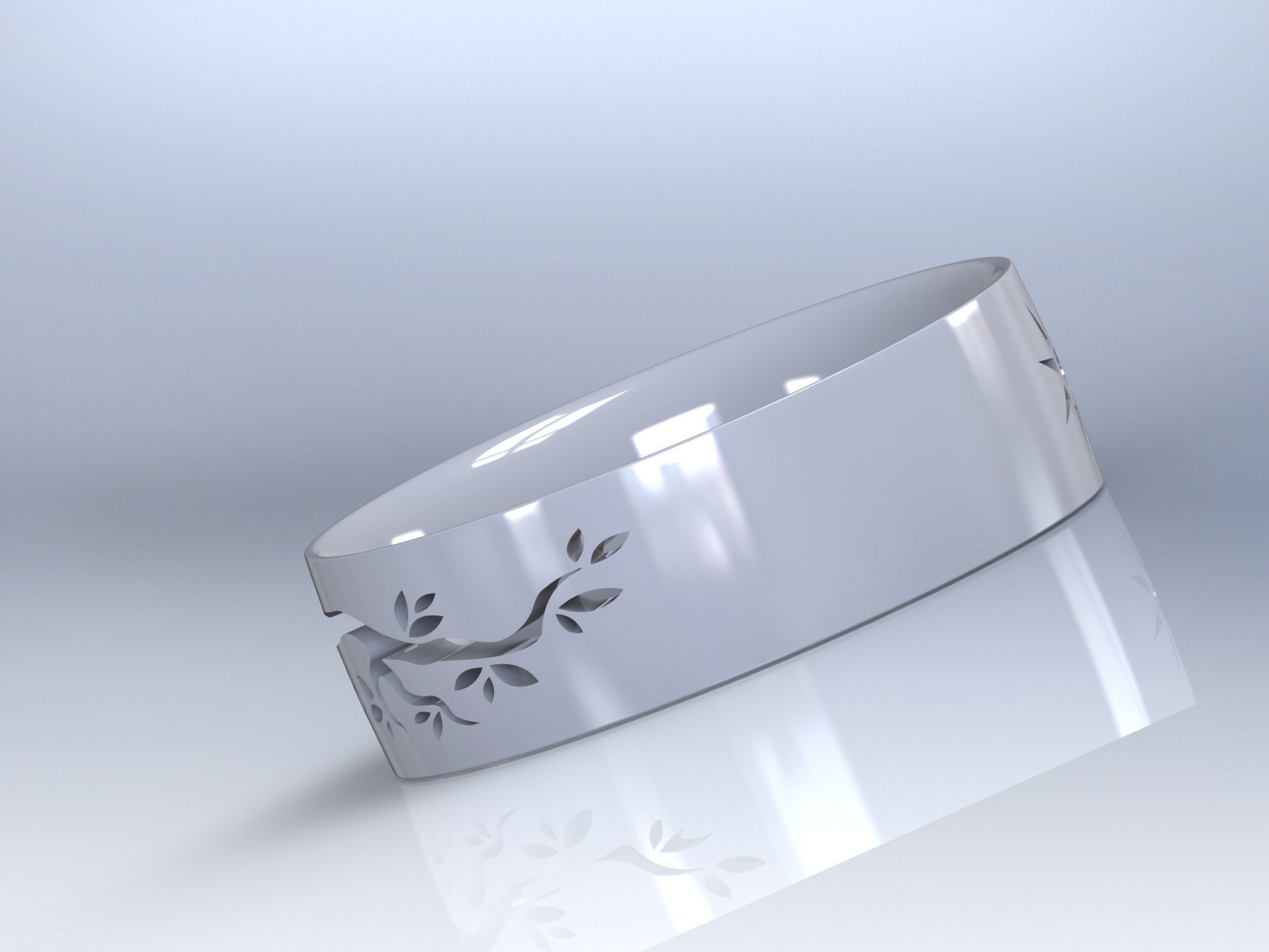 wedding ring 01 3D print model_33