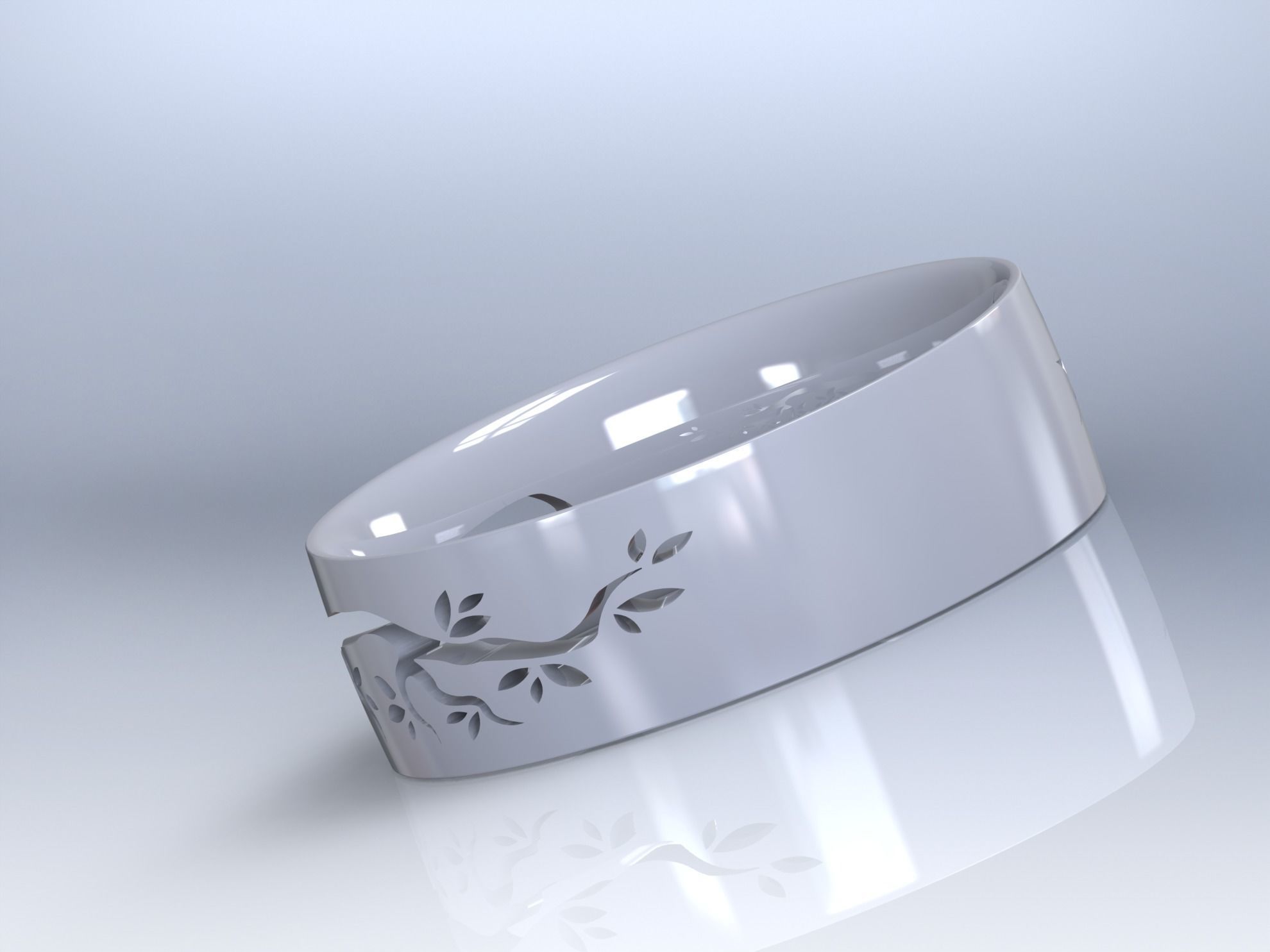 wedding ring 01 3D print model_7