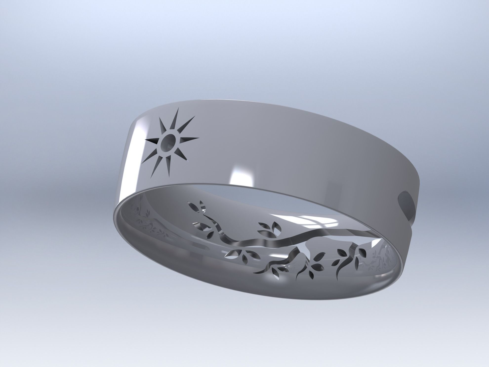 wedding ring 01 3D print model_73