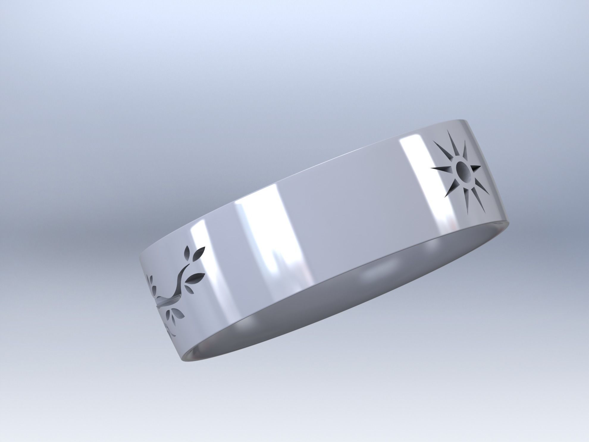 wedding ring 01 3D print model_40